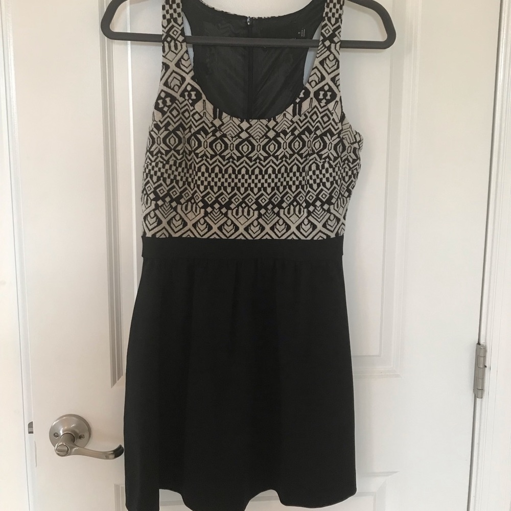 Boho Chic Black Dress